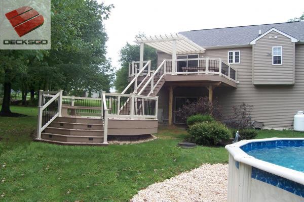 Multi Level Deck Approach To Pool