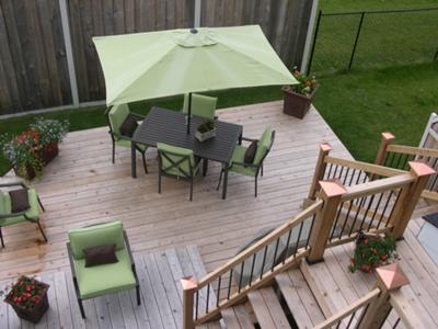 A Deck for A Small Backyard