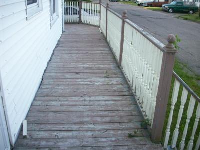 Suggestions to restain or repaint deck